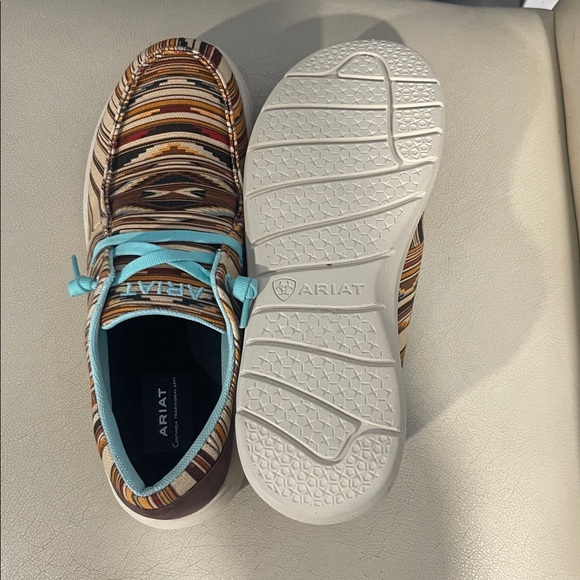 Ariat Chimayo Loafers Shoes Sneakers Lightweight Aztec Santa Fe Western 6.5 NWT - Picture 7 of 8